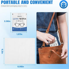 VOISEN lens wipes deliver streak free cleaning on glasses and screens