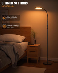 VOLISUN dimming with timer tailors light length.