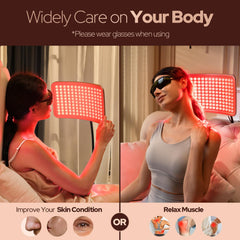 VOLISUN red light therapy lamp remote control for effortless adjustments.