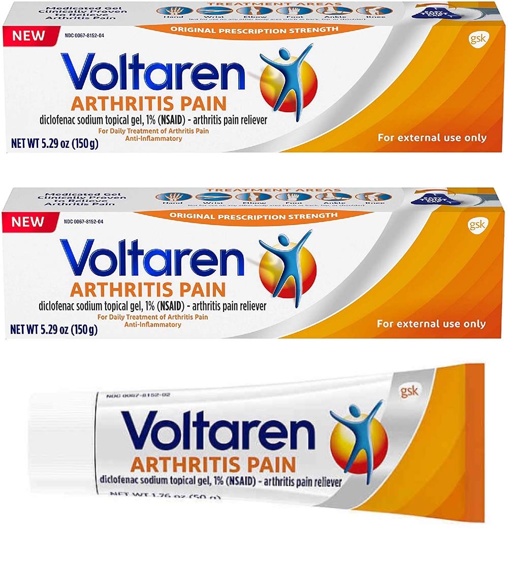 Voltaren Pain Gel Set packaging view for easy purchase and everyday use.