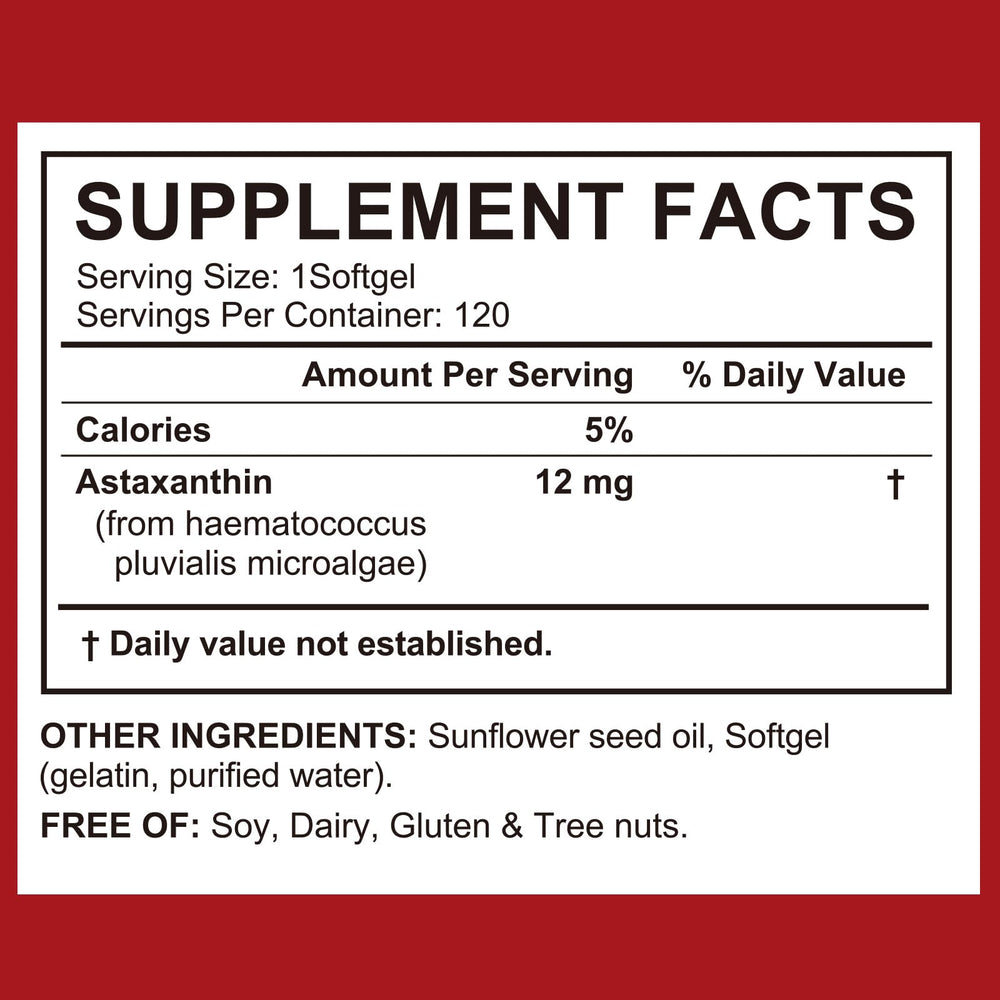 vopxccvy astaxanthin from Haematococcus pluvialis highlights natural sourcing.