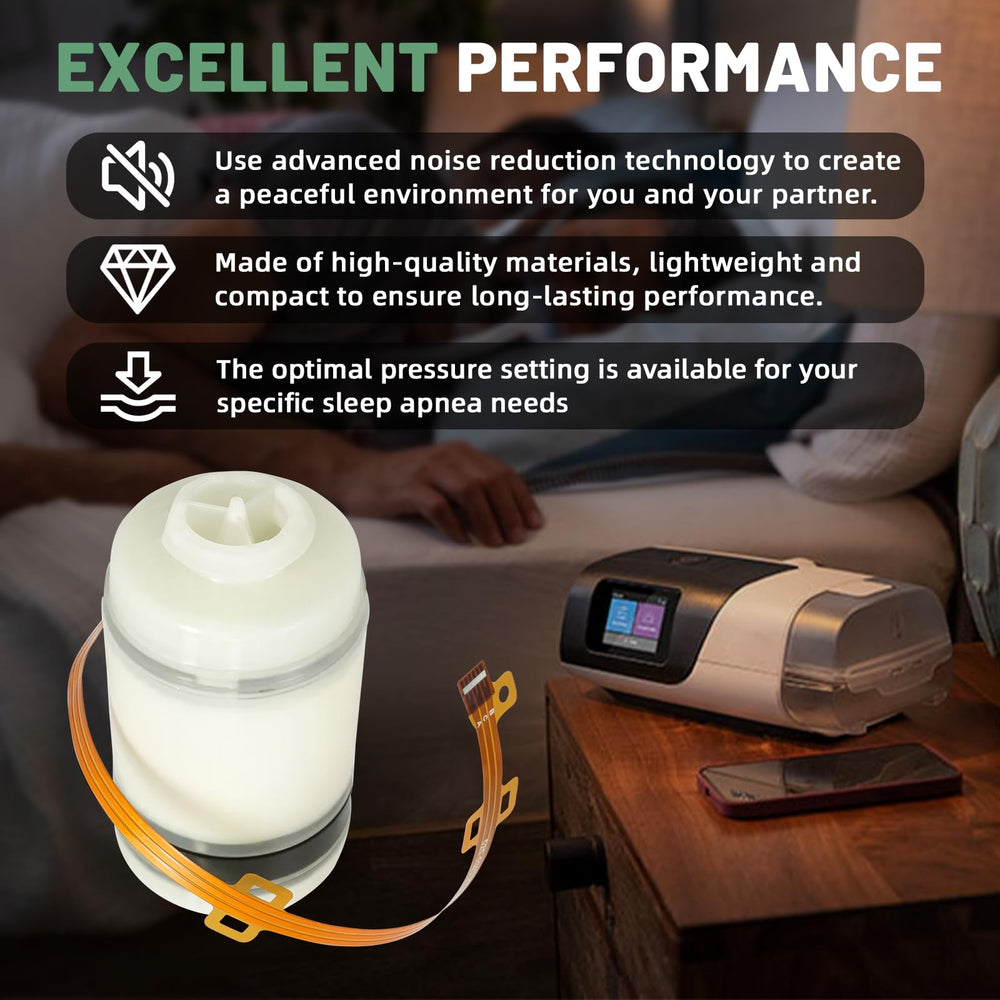 VORGENS CPAP motor pressure setup showing customizable night settings.