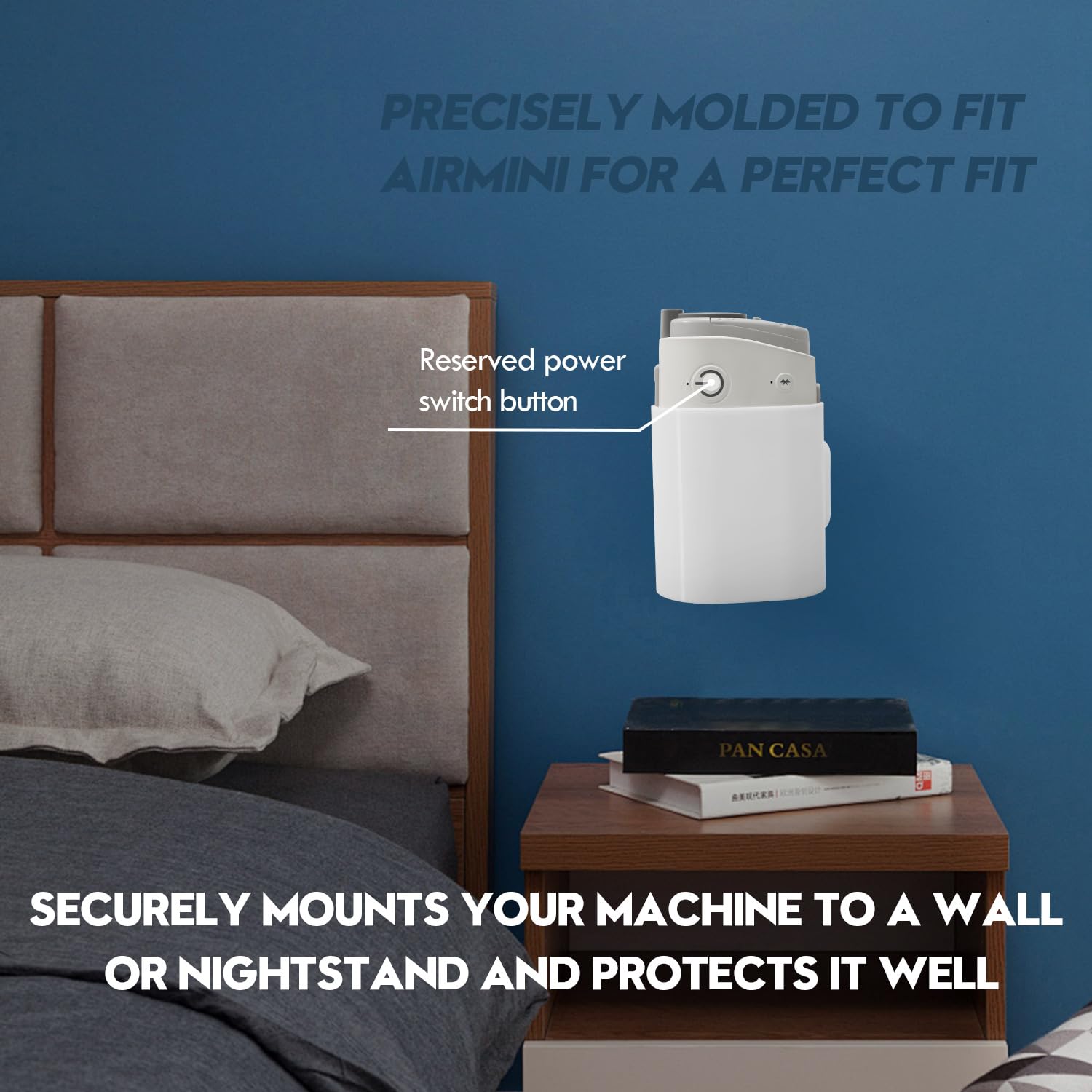 Vornalex AirMini mount shelf securing the device during use