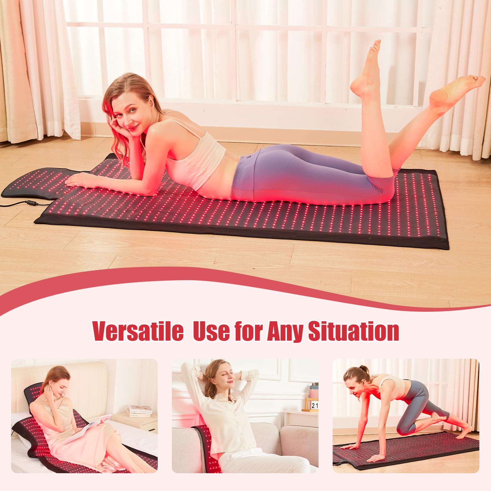 Vortro high-quality textured material enhances comfort during sessions