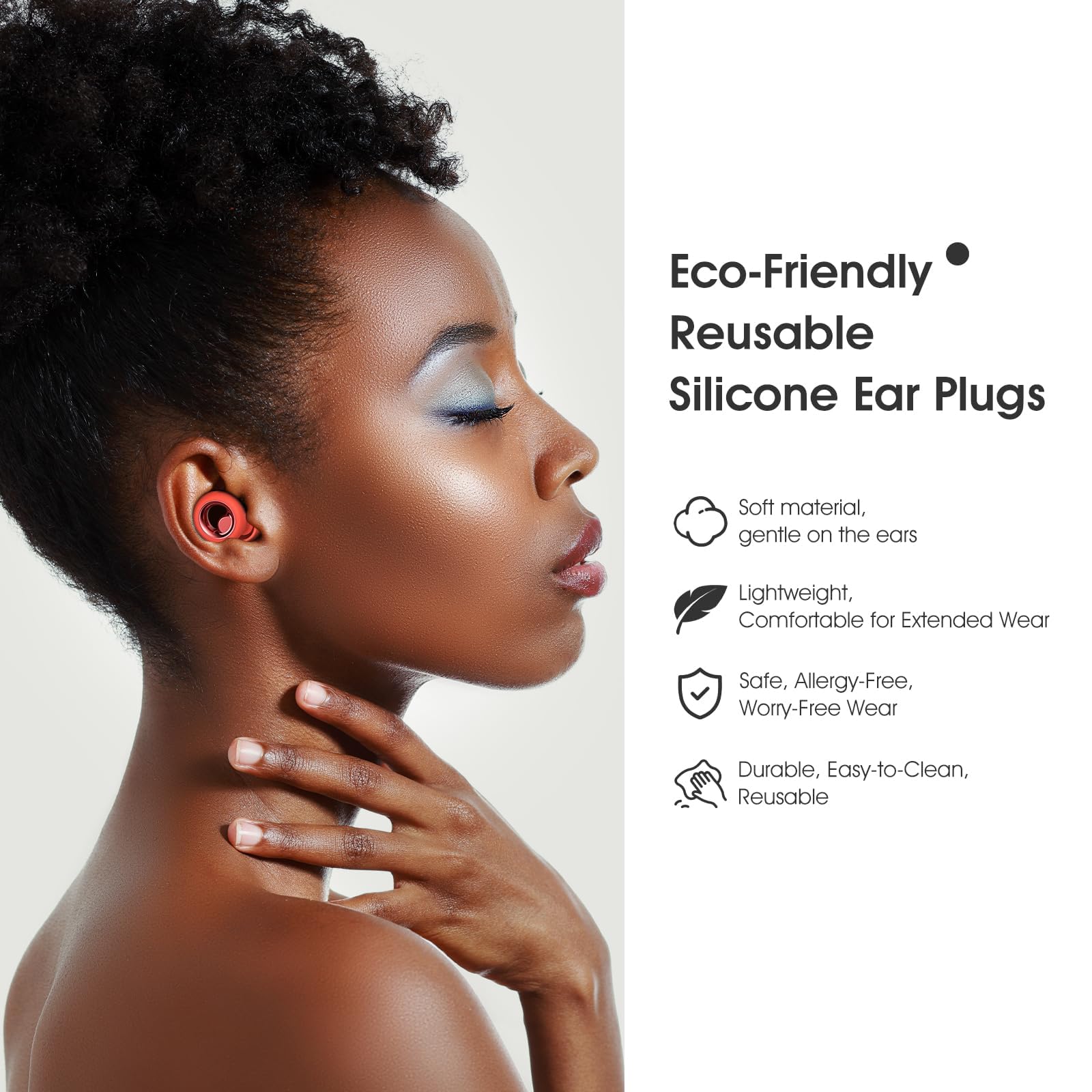 Vosaf ear plugs selective-frequency-filtering keep important sounds clear.