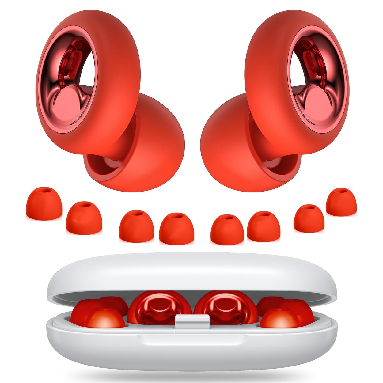 Vosaf ear plugs sleeping 45db provide peaceful rest with effective noise reduction.