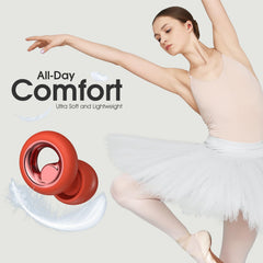 Vosaf ear plugs ultra-soft-silicone offer comfortable all-night wear.