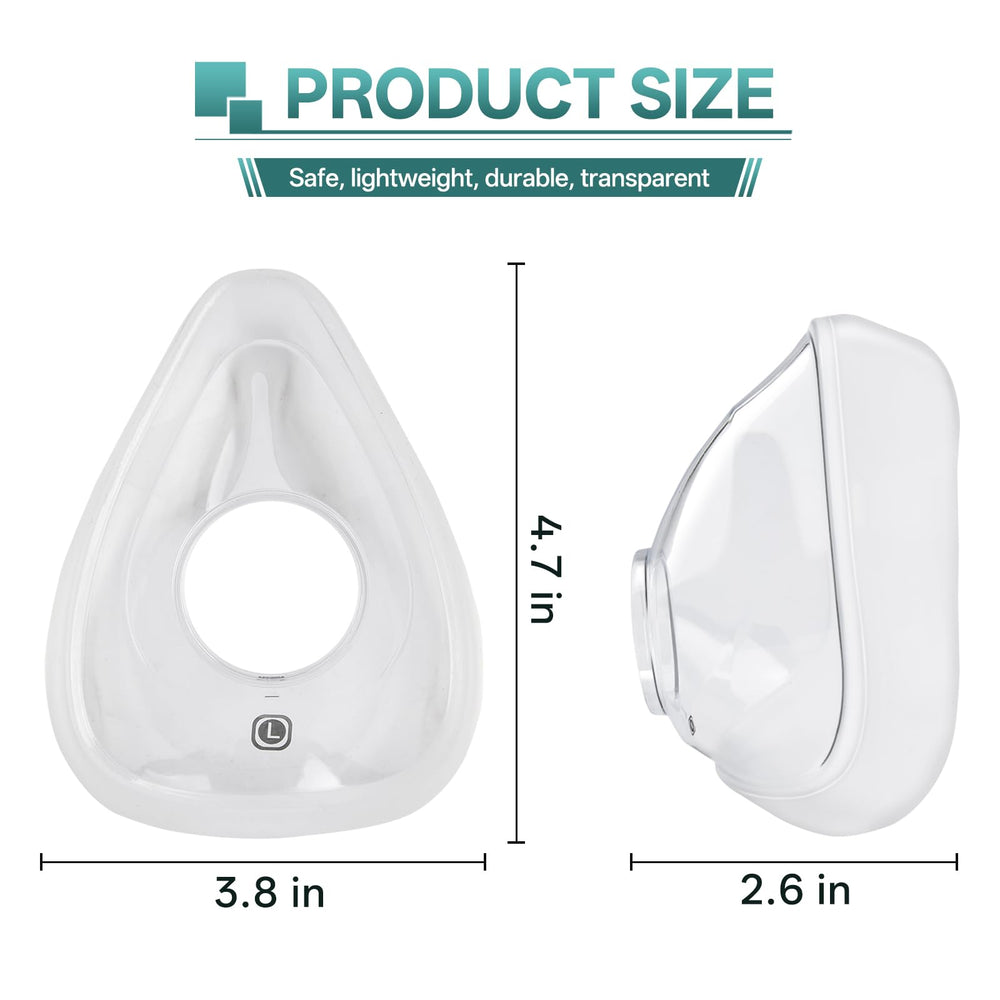 Vovoir AirFit F20 cushion face-fit provides snug coverage.
