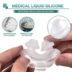 Vovoir AirFit P10 nasal pillow delivers a snug fit with durable silicone.