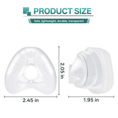 Vovoir medium-size cushion fits the AirFit N20 frame securely.
