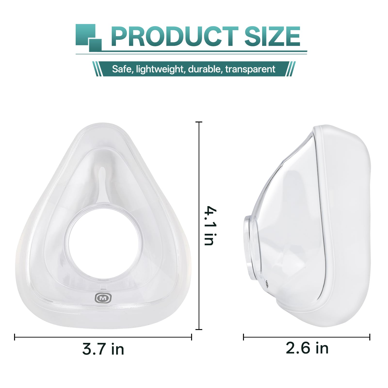 Vovoir full-face cushion covers nose and mouth for complete comfort.
