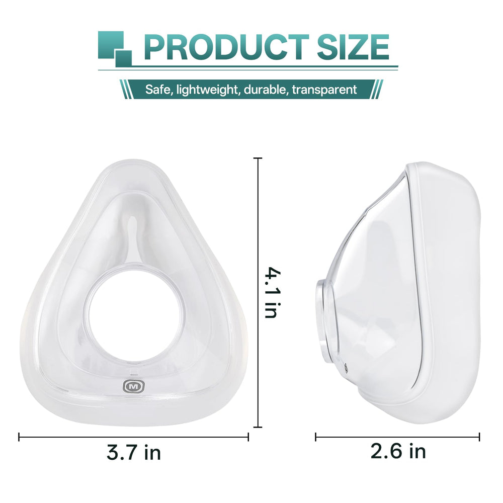 Vovoir full-face cushion covers nose and mouth for complete comfort.