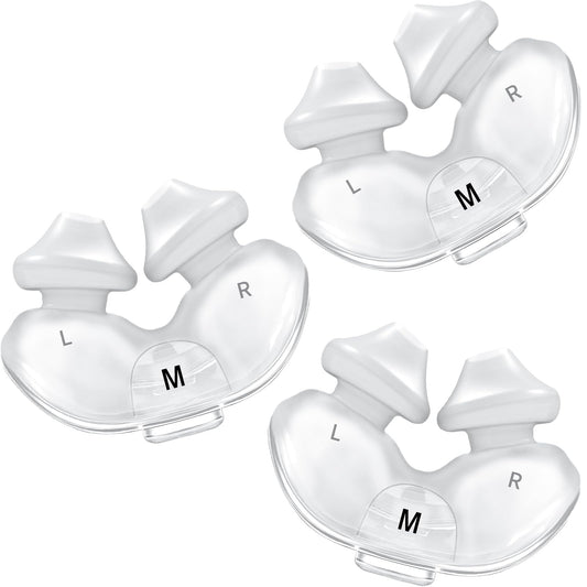Vovoir replacement nasal pillow cushion for AirFit P10 offers ultra-soft comfort and a secure seal.