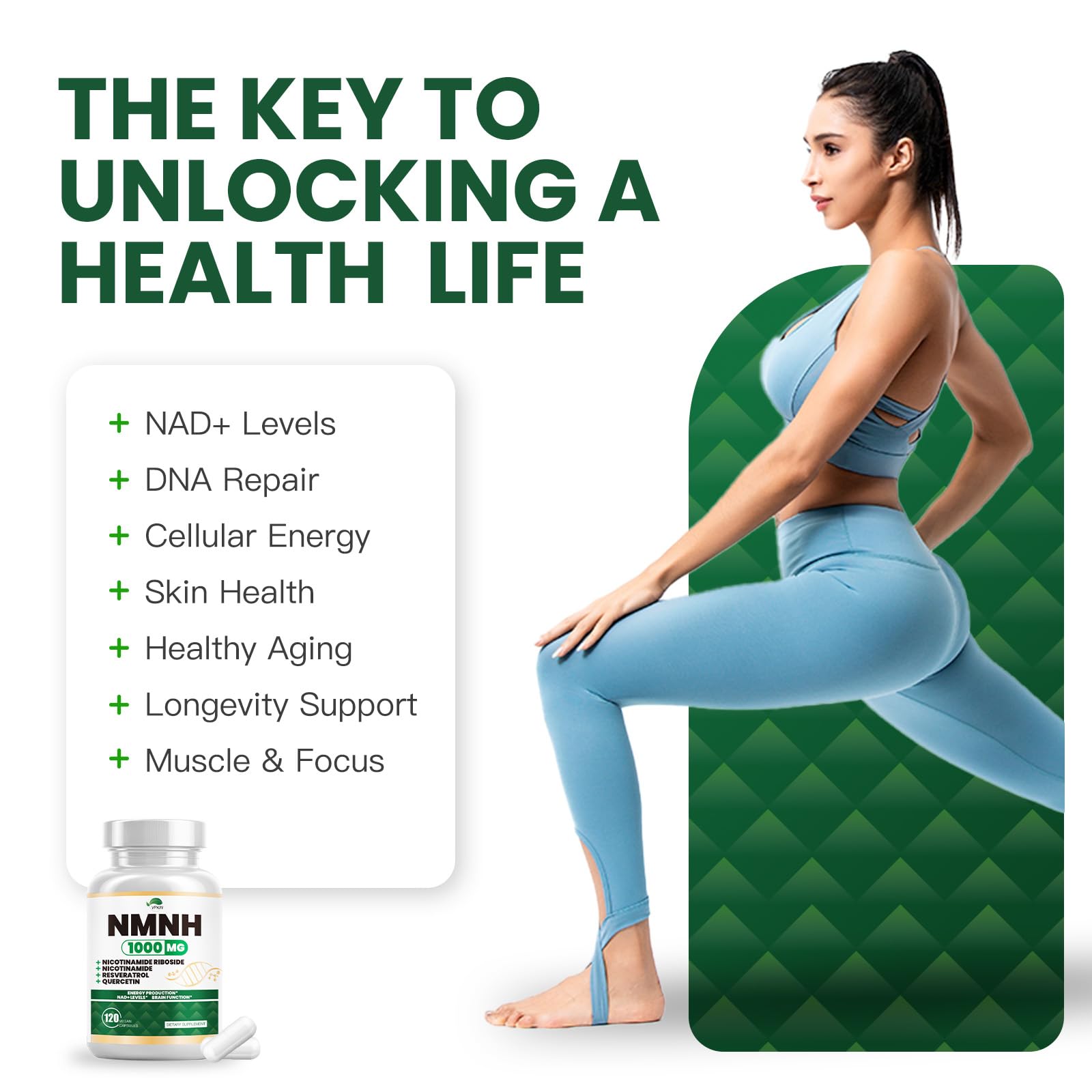 VPKIN NMNH energy and focus support in daily routine