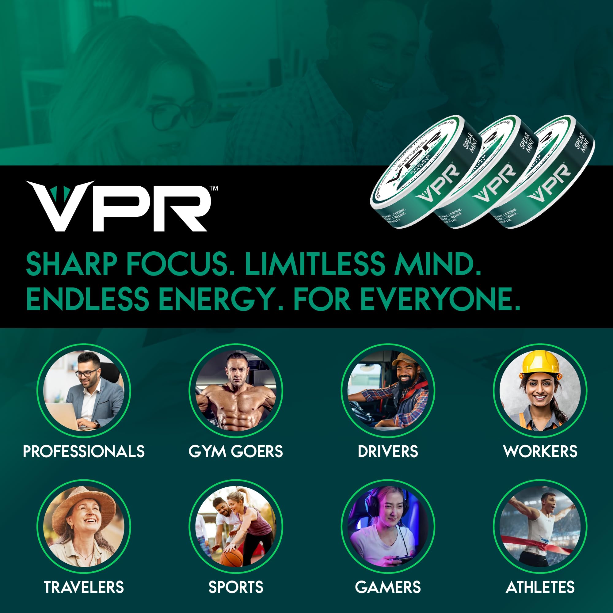 VPR Energy pouch used discreetly during a meeting