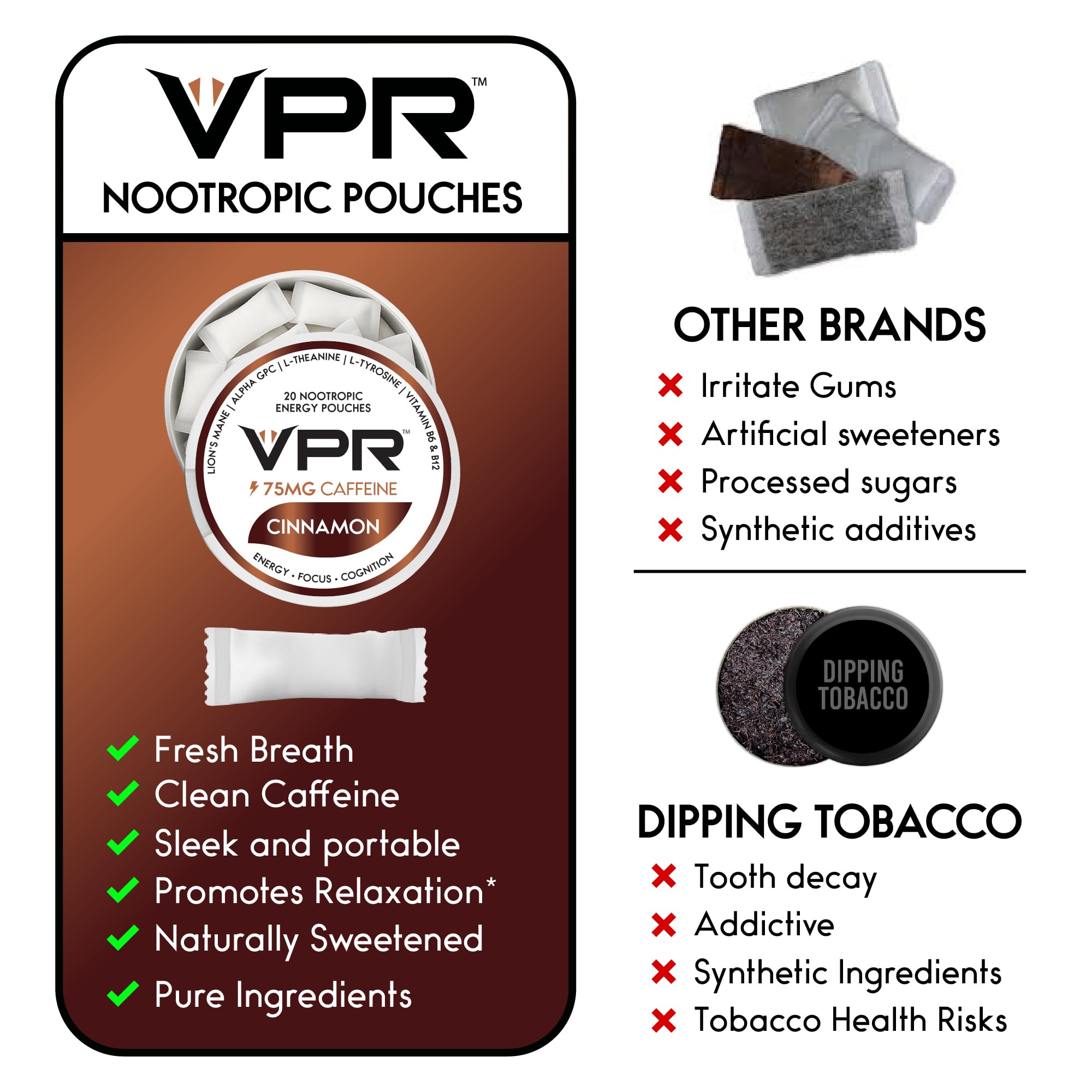 Person using VPR Energy pouches during a commute