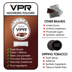 Person using VPR Energy pouches during a commute