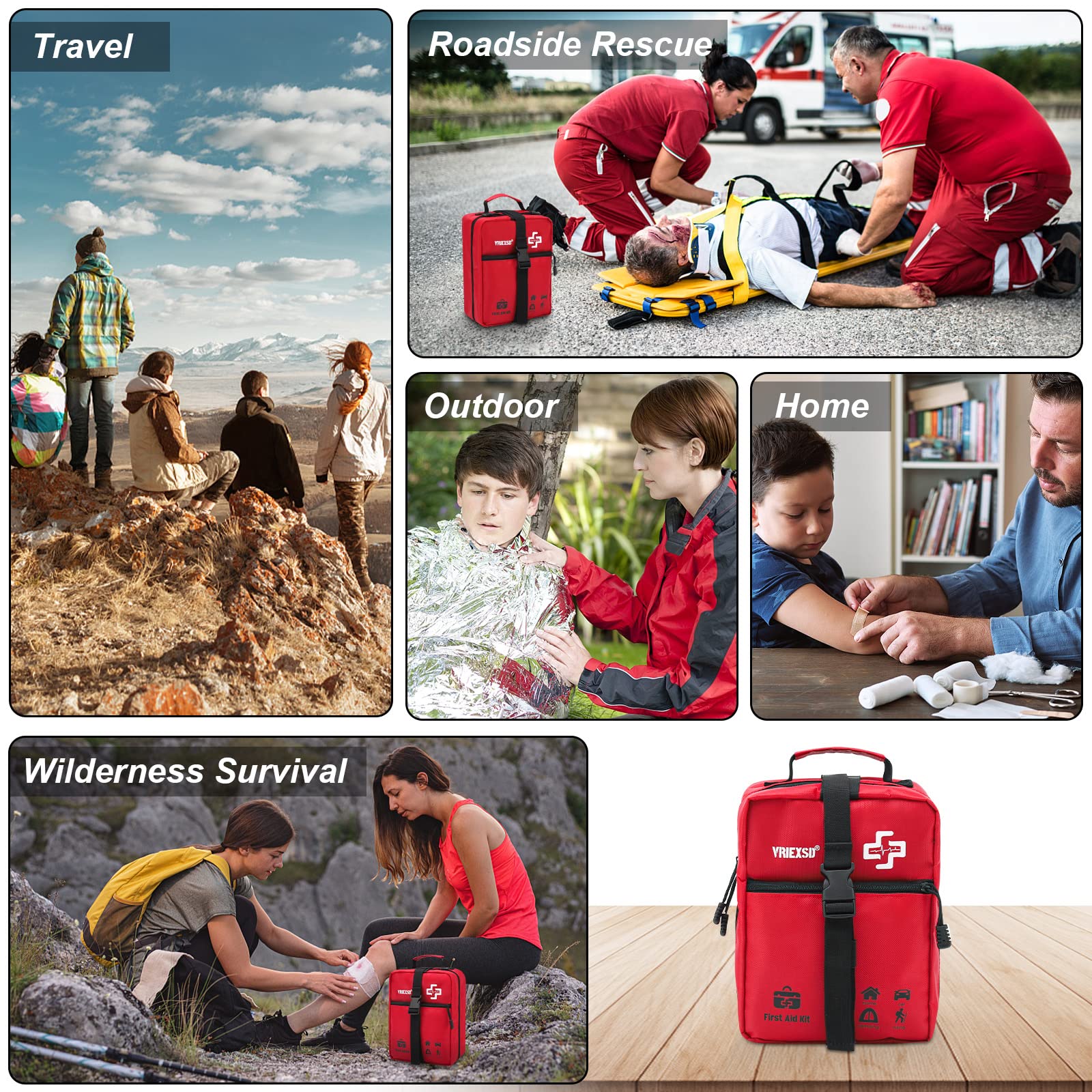VRIEXSD home and outdoor use, ready for daily life or outings.