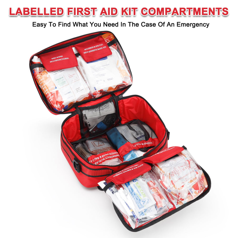 Vriexsd emergency kit with reflective strips for night visibility