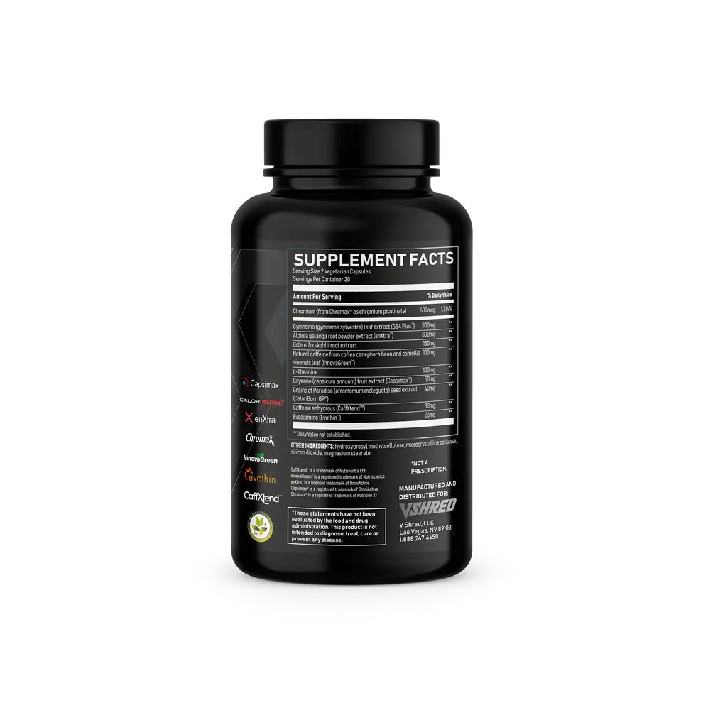 VShred MD Burn Evolved 2.0 capsules for daily energy support.
