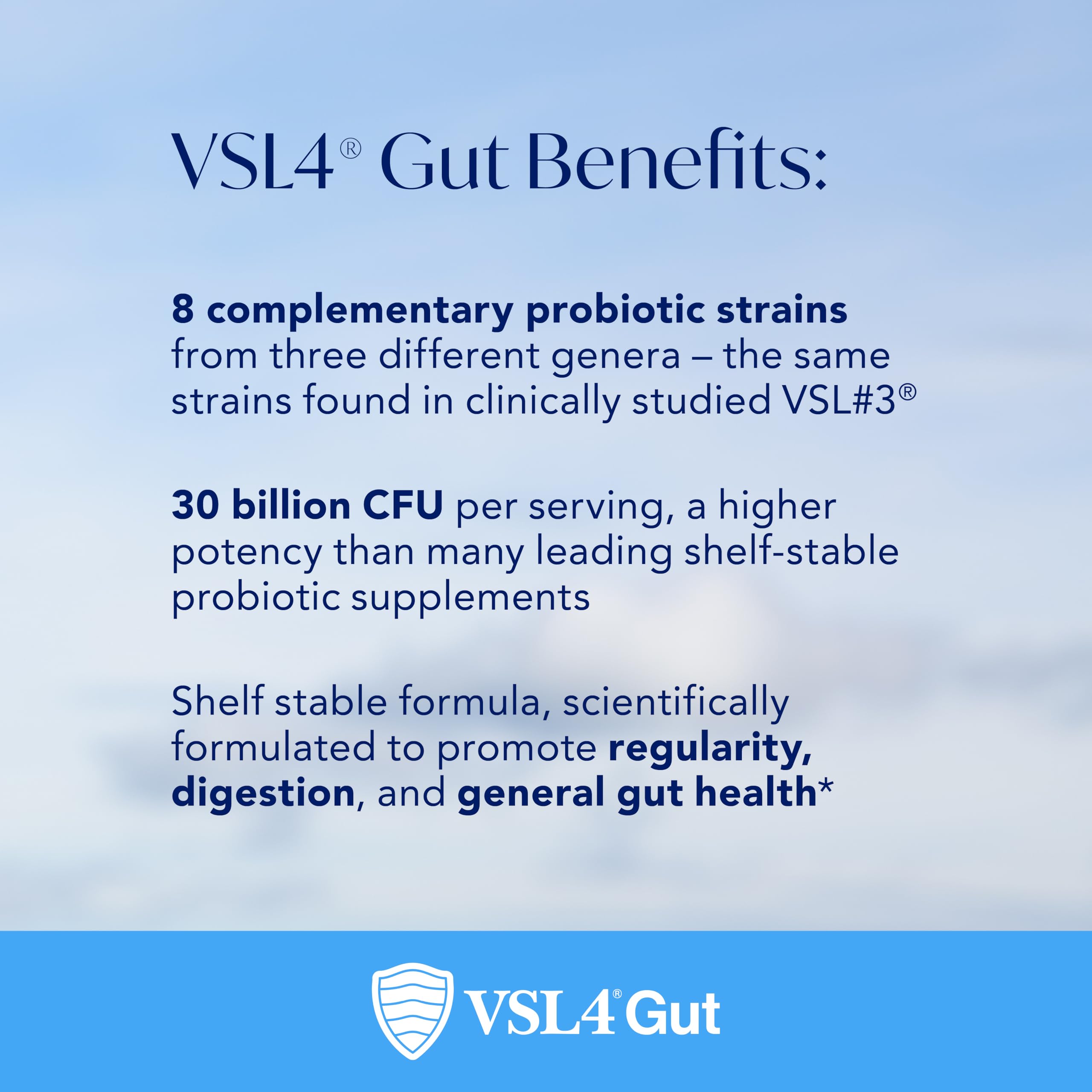VSL4 Gut Daily Probiotics travel packaging ideal for on-the-go wellness