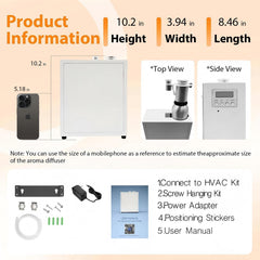VT VeryScent Tech diffuser in freestanding or wall-mount setup