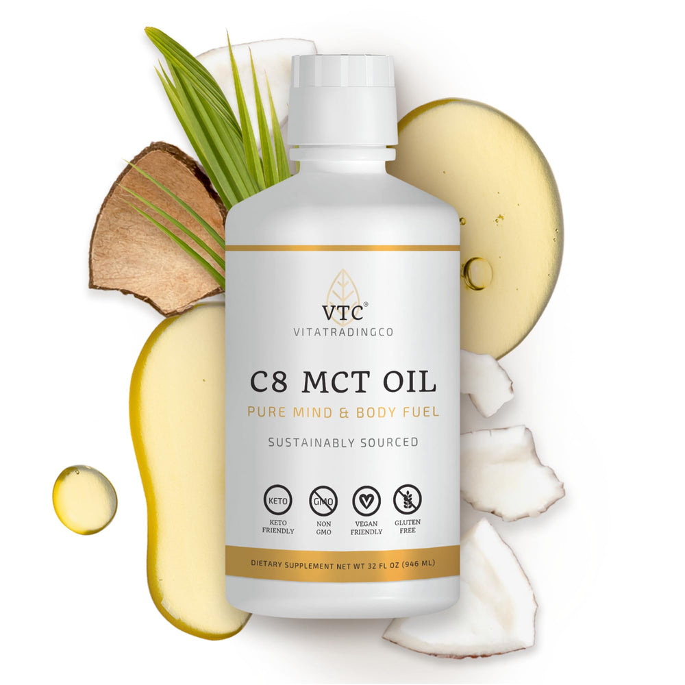 VTC VitaTradingCo non-GMO keto-friendly seal supports dietary compatibility.