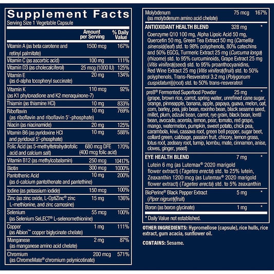 Vthrive Bioactive Men capsules close-up for energy and stress support.