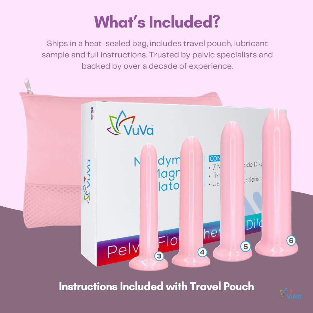 VuVa four-piece set includes travel bag for discreet storage on the go