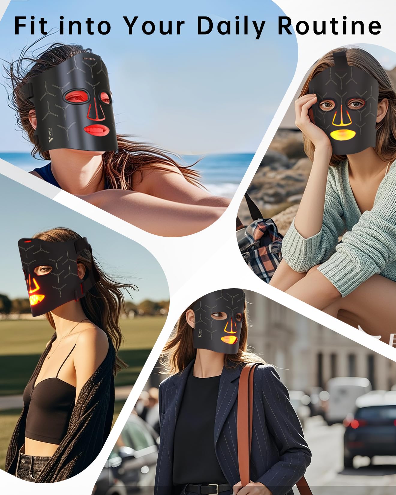 V VYM By Clinmate infrared mask compact and portable for travel.