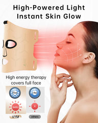 Ultra-thin silicone mask from V VYM By Clinmate hugs the face for comfort.