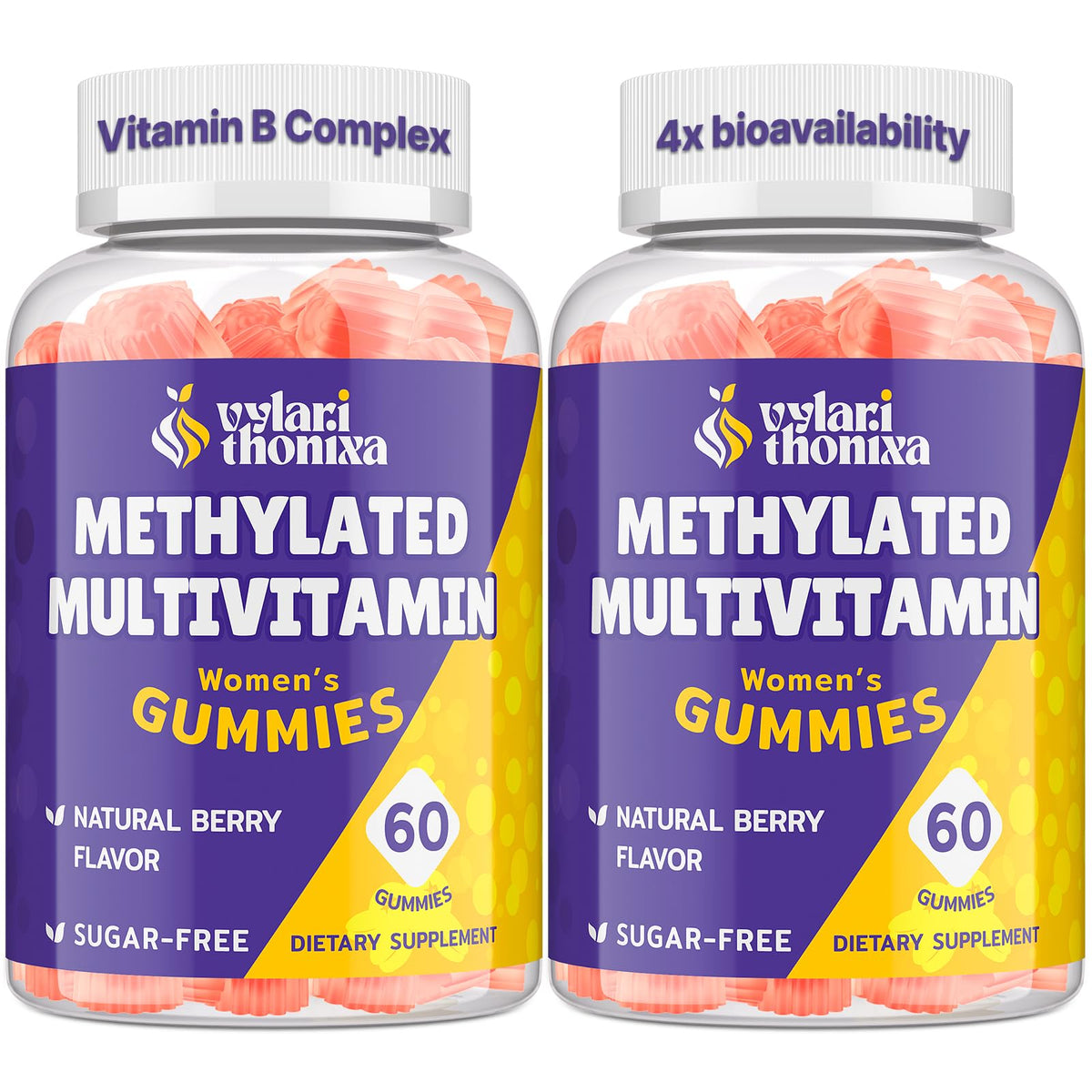 Vylarithonixa 33in1 gummies bottle viewed for daily energy support