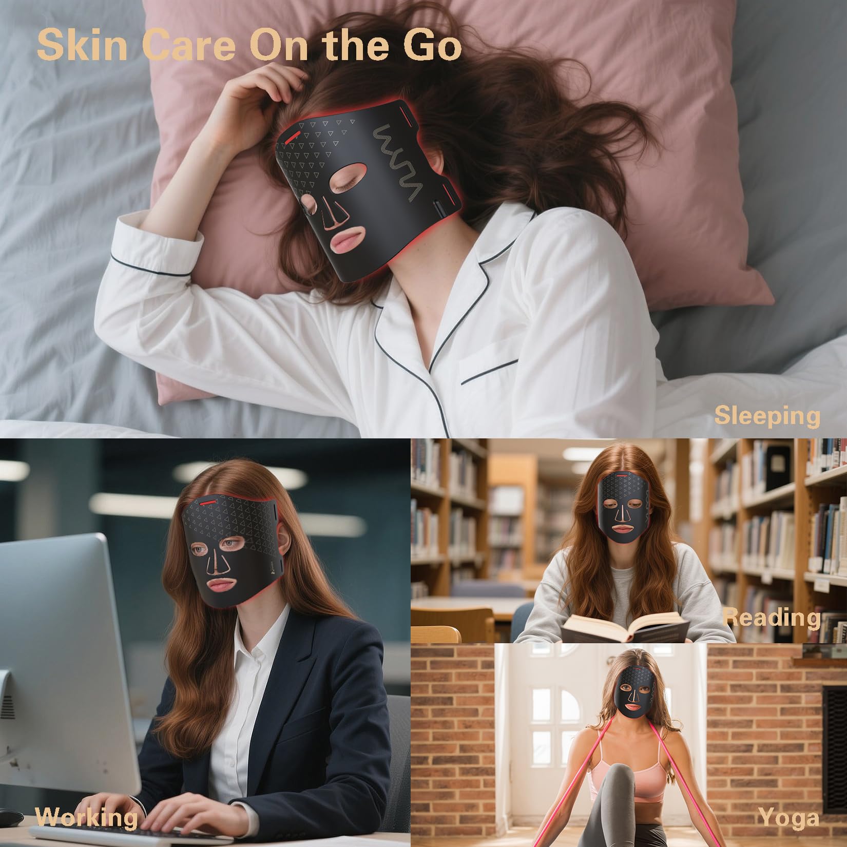 VYM red light face mask packaging premium gift box