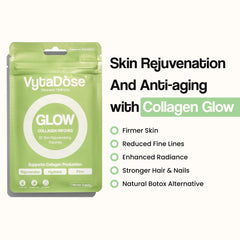 Vytadose Glow Patches during shower show water resistance.