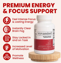 vyvamind capsules 60-count on display suggesting cognitive support