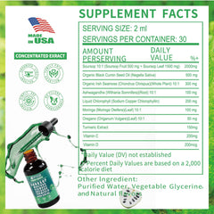 Vyxion Turmeric-enhanced formula highlights improved absorption in a liquid drop.