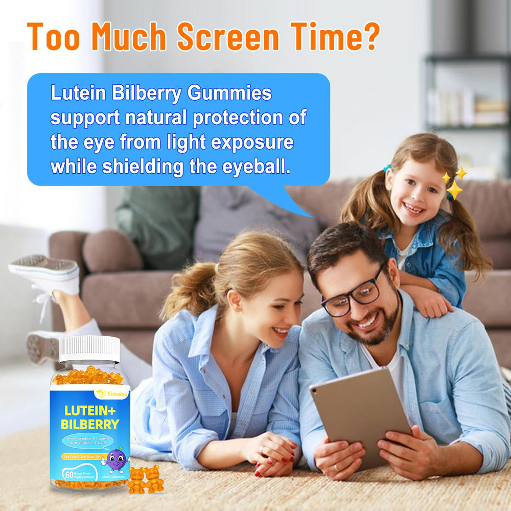 VZOXAINS eye health gummies kid friendly packaging supports routine daily intake