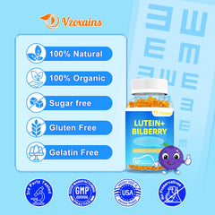 VZOXAINS label illustration emphasizes clean ingredients and quality assurance