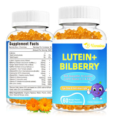 VZOXAINS Lutein Zeaxanthin Gummies bottle for daily eye support and macular health