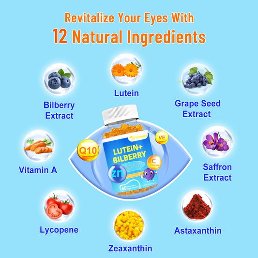 VZOXAINS gummies pour showcases easy to take texture and mango flavor for everyday use