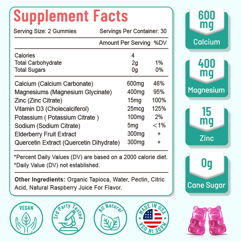 Closeup of VZOXAINS gummies showing smooth texture and raspberry taste for easy supplementation.