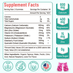 Closeup of VZOXAINS gummies showing smooth texture and raspberry taste for easy supplementation.