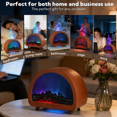 VZZNN spa-ready diffuser ideal for yoga, meditation, and relaxation