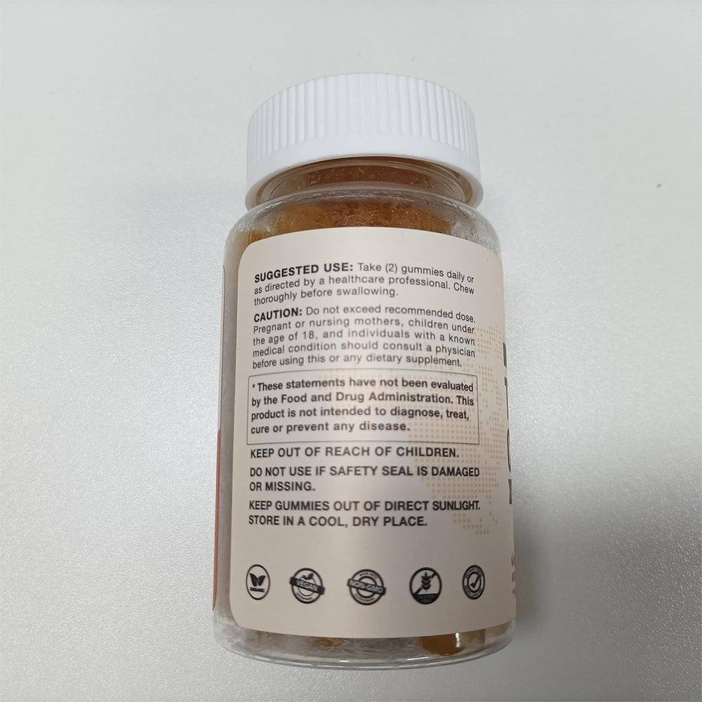 WACHRAY Turmeric Curcumin Gummies kid-friendly serving for gentle daily wellness.