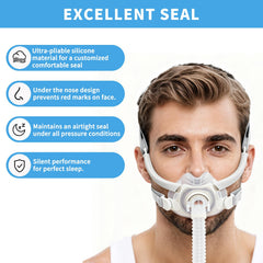 Wagleriz AirFit F40 cushion, durable and comfortable for nightly use.