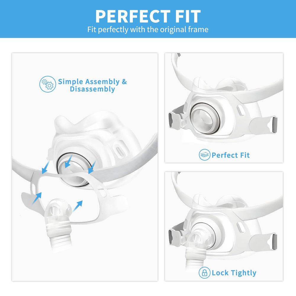 Wagleriz AirFit F40 replacement cushion, easy tool-free installation for a snug fit.