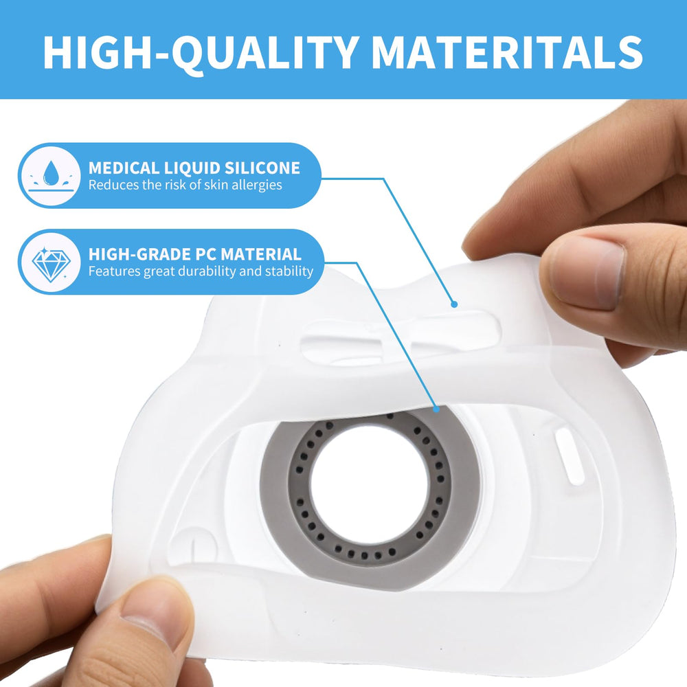Wagleriz AirFit F40 cushion, soft silicone, flexible and skin-friendly.