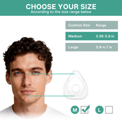 Wagleriz CPAP cushion care supports long-lasting comfort.