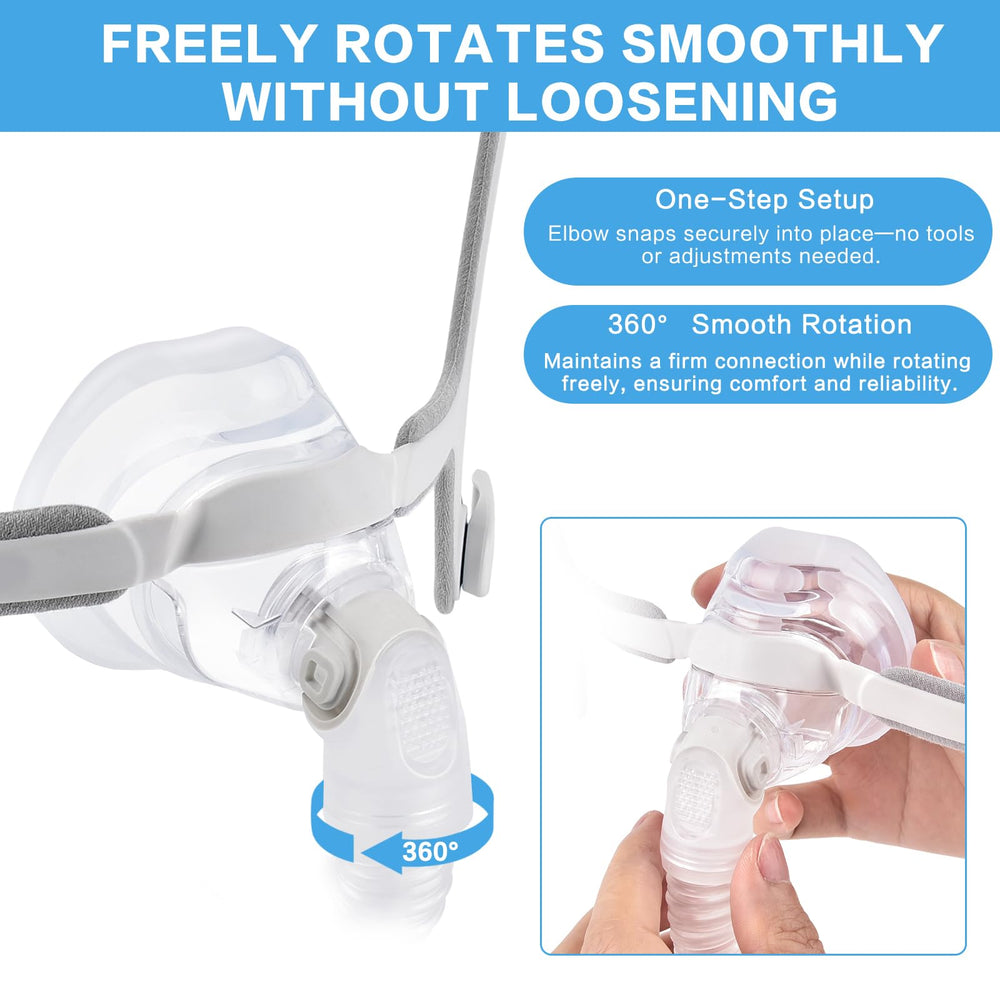 Wagleriz nasal cushion snap-on installation demonstrates quick, tool-free fitting.
