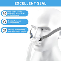 Wagleriz pillow maintains shape for stable airflow under pressure